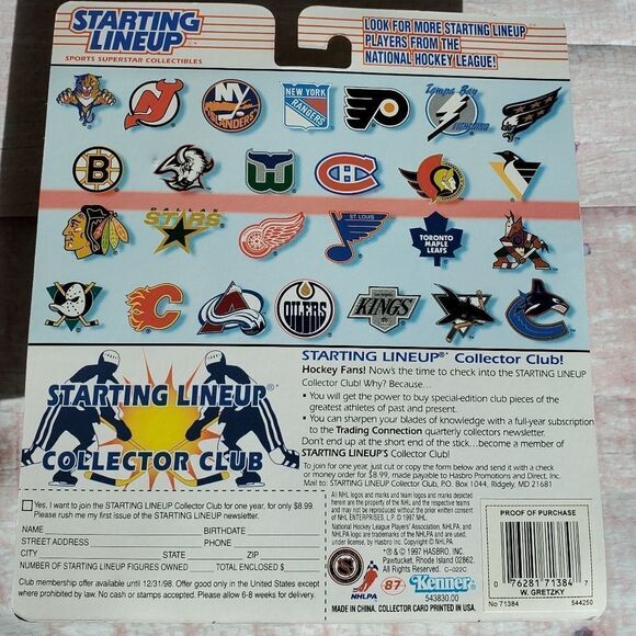 💙NIB Wayne Gretzky 1997 Starting Lineup - Picture 6 of 6